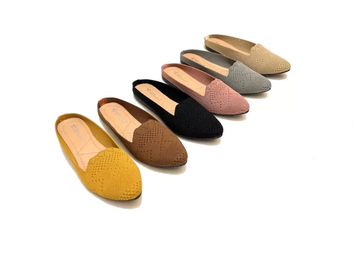 Latest Imported Knit Upper Women's Flat Shoes CM - 881