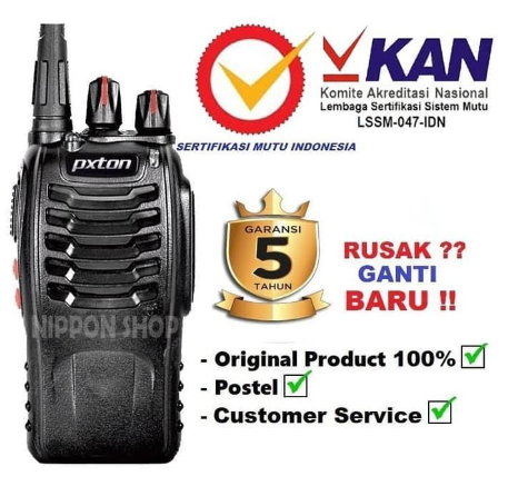 PXTON - Ht Pxton 888s Handy Talky Original / ht 666s / ht 777s / handy talkie / walkie - talkie bkn motorola