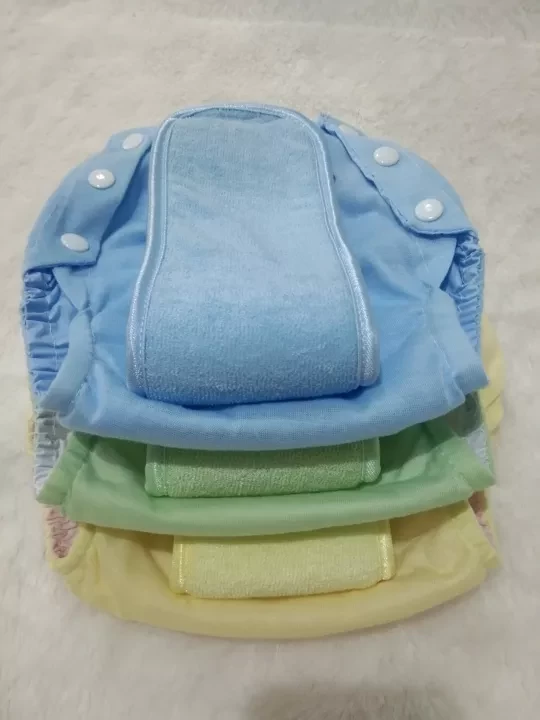 the price of 3 pcs CLODY LAMPIN Plain COLOR DIAPER WASHING FABRIC