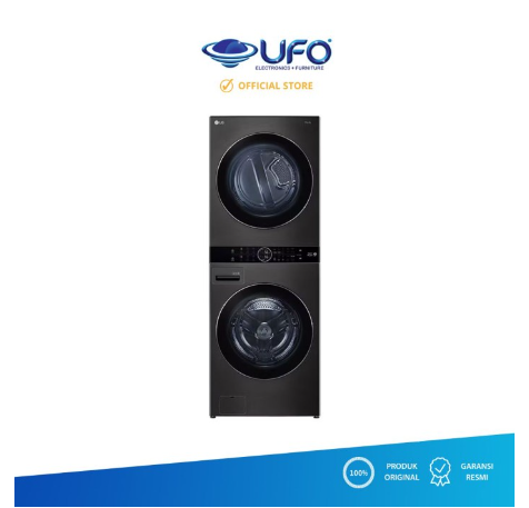 LG WT2117NHB MESIN CUCI WASHER & DRYER WASHTOWER 21 KG