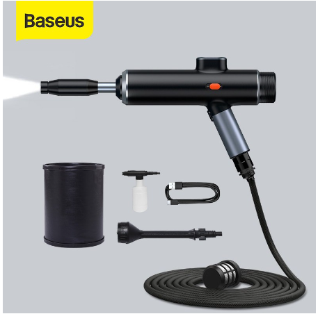 BASEUS CAR WASH GUN SPRAY CUCI MOBIL JET WATER SEMPROTAN AIR