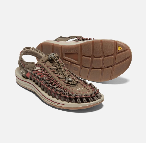 Sepatu Sandal Pria KEEN Uneek - Canteen/Fired Brick