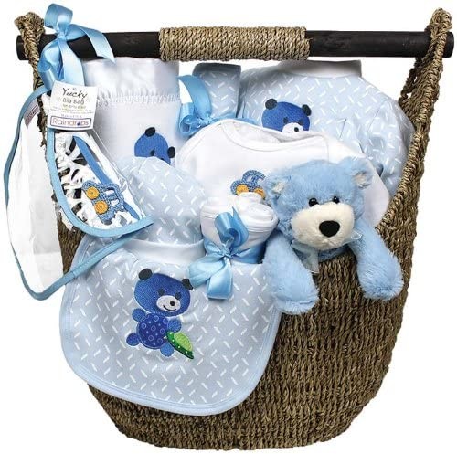 Raindrops Welcome Home Gift Set, Blue, 3-6 Months, 13 Count