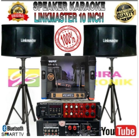 Paket karaoke rumahan linkmaster ampli karaoke bergaransi
