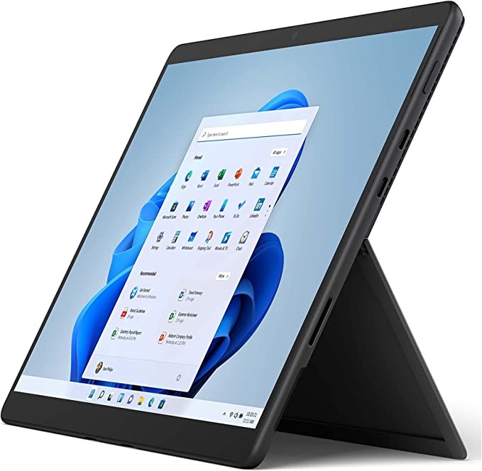 Microsoft Surface Pro 8 - 13" 2-in-1 Tablet - Black - Intel Core i7, 16GB RAM, 256GB SSD - Windows 11 Home - Device Only, 2021 Model