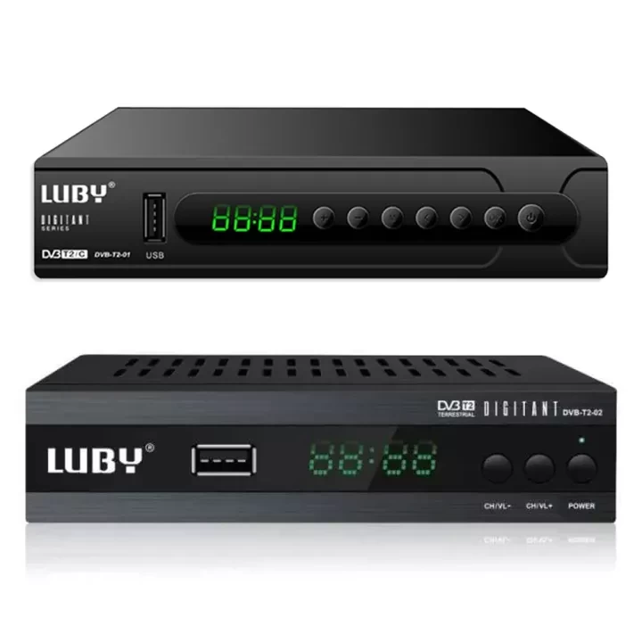 Luby Digital Tv Decoder SET TOP BOX DVB-T2 RECEIVING DIGITAL TV BROADCAST Receiver - From Analog Tv To Digital RANDOM