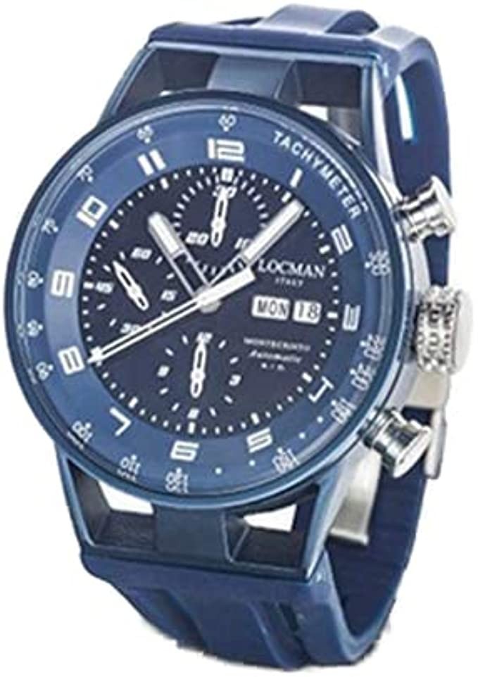 LOCMAN Analog Quartz Watch Stainless Steel Strap, Clear, 3 (Model: 4573282437506)