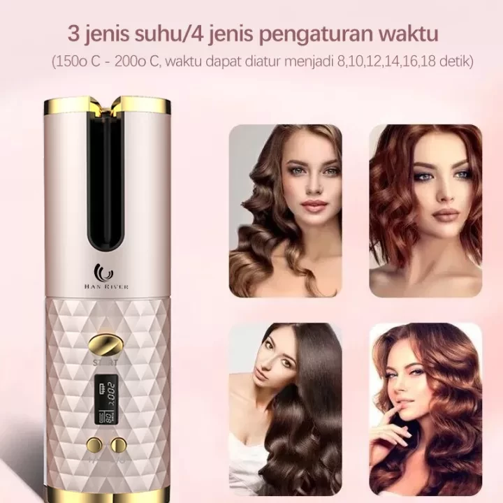 HAN RIVER Magic Portable Curly Straightener