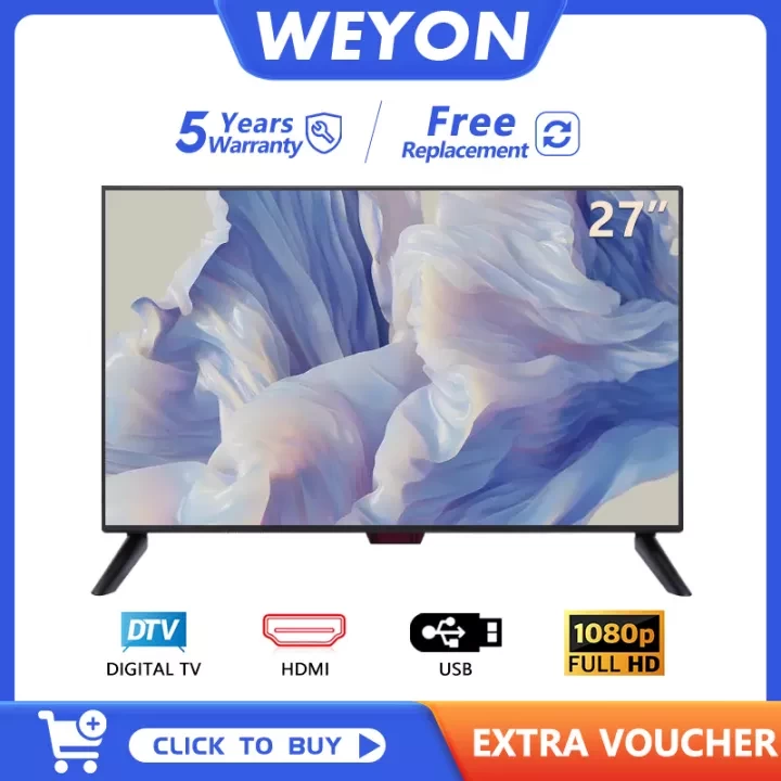 WEYON TV Led Digital 27 inch FHD Ready Cheap Led TV 21 inch 22 inch 24 inch 25 inch 27 inch Digital TV Latest Cheap Promo Television