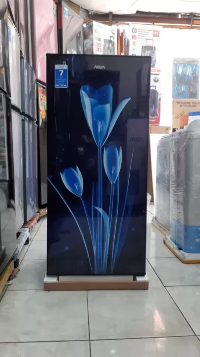 Refrigerator 1 Door Aqua AQR D181 LK/LS Low Watt 38W 150 Liter 7Th . Warranty