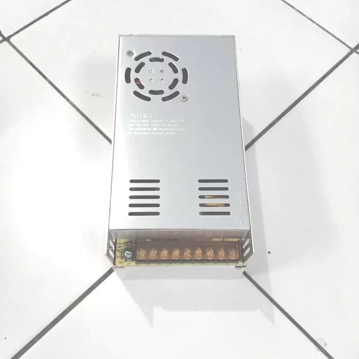 Switching Power Supply PSU 24V 15A High Quality, 24 Volt 15 Ampere + Kipas Cooling Fan Jaring Adaptor SMPS