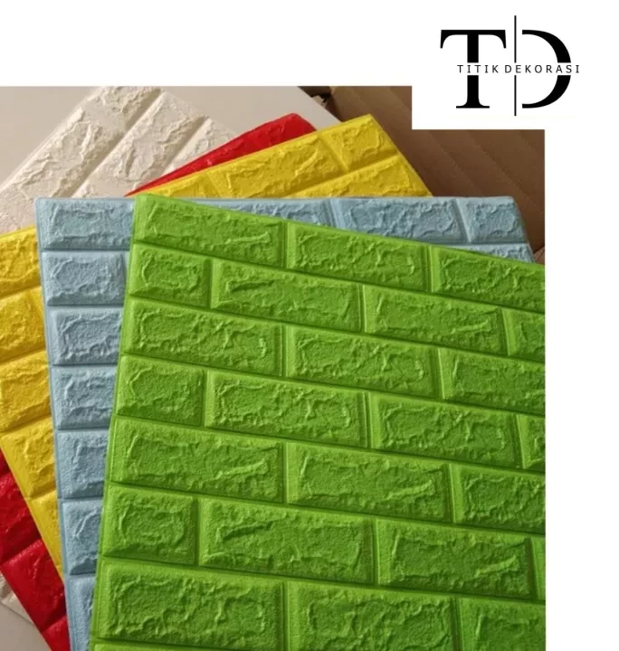THE CHEAPEST Wallfoam Sticker 3D foam Brick motif High Quality
