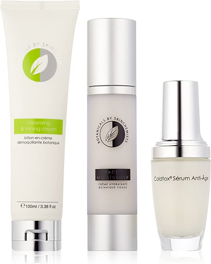 Botanical Cream skinChemists Cleanser & Toner, Essence & Botanical Moisturizing Face Cream Coldtox, 80g