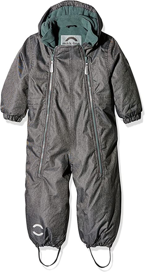 MIKK-Line - Melton Kids & Infants Ultra Durable/Adjustable Winter Snowsuit, Light Blue, 6-7 Years