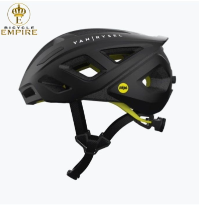 Helm Sepeda Van Rysel 500 Black MIPS Helmet Road Bike Bicycle Empire - M